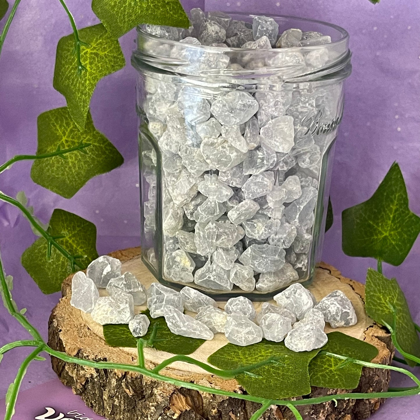celestite raw mini pieces (XS - 3pcs)