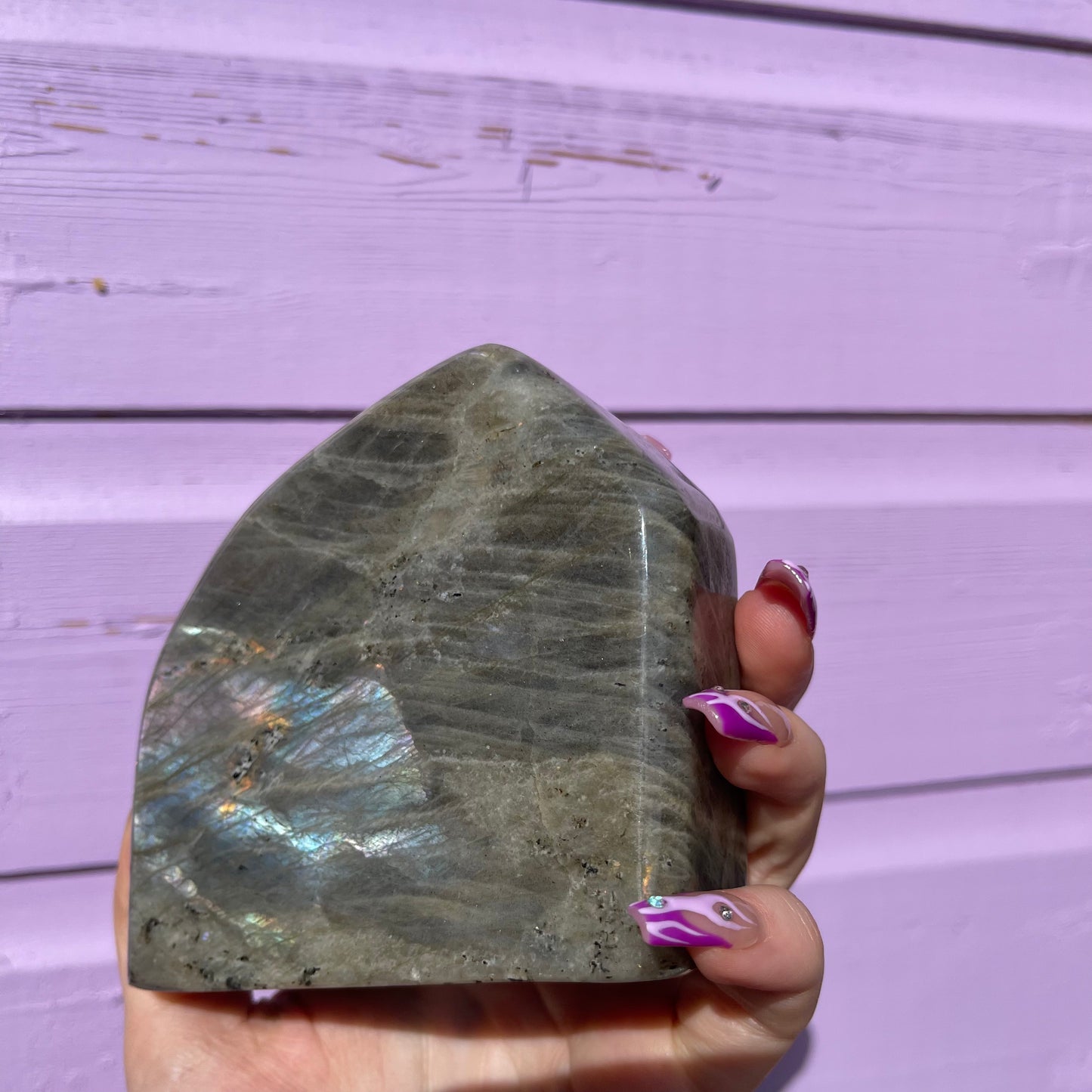 1.53LB labradorite freeform— amazing flash of all colours