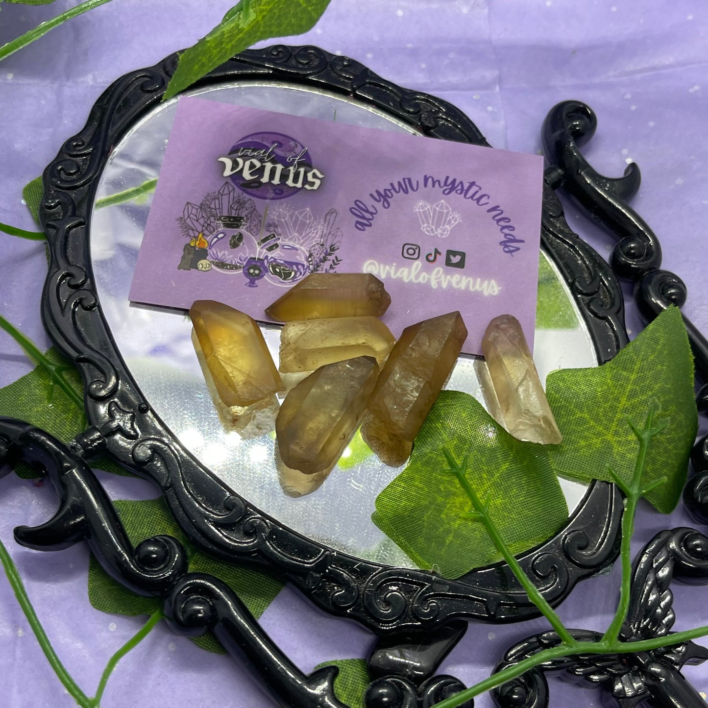 raw/rough natural citrine point