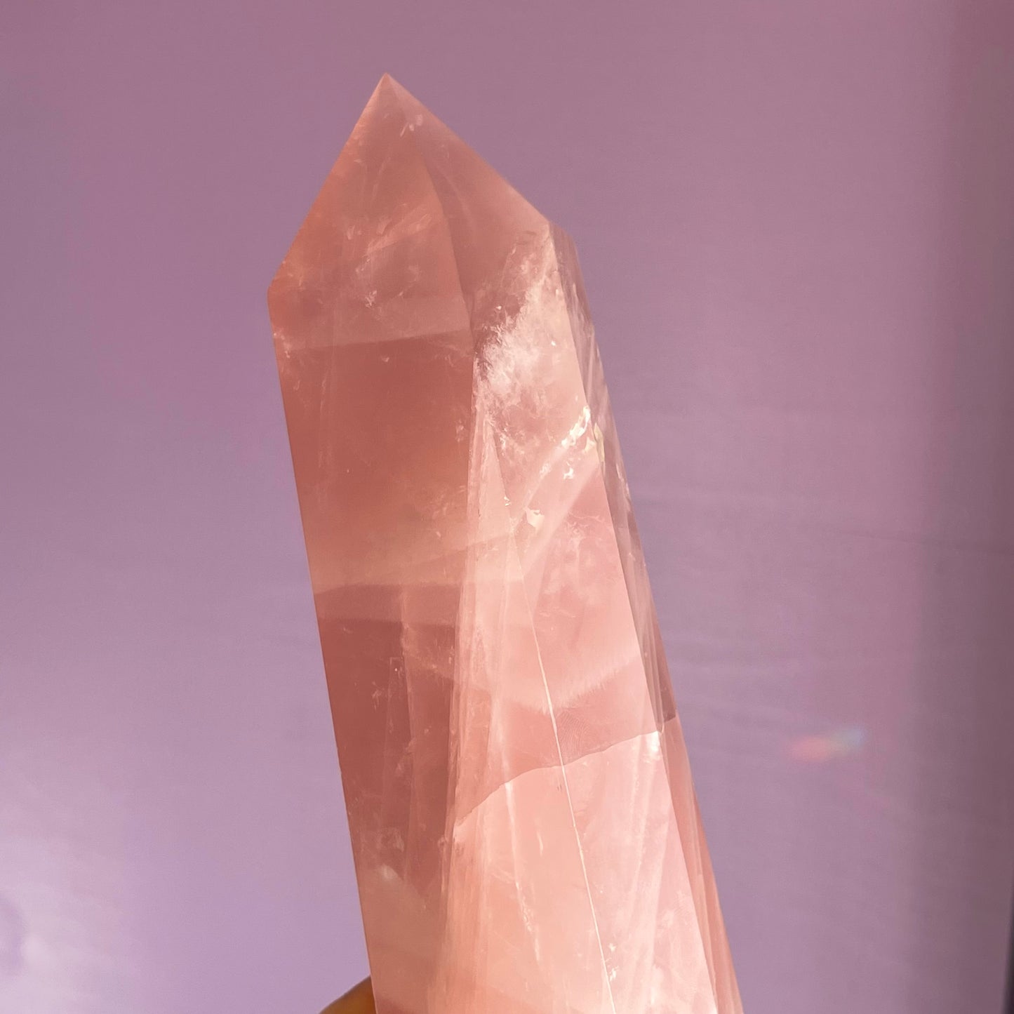 rose quartz tower 1.1kg