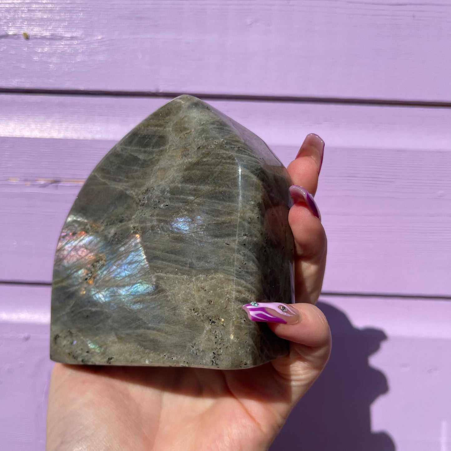 1.53LB labradorite freeform— amazing flash of all colours