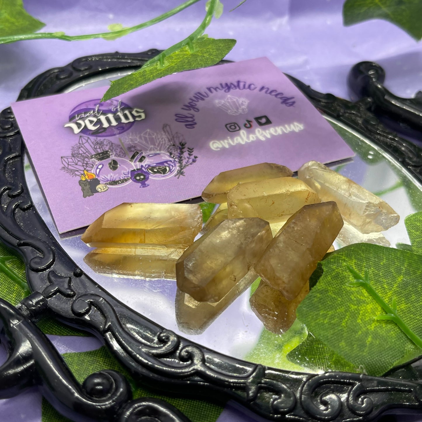 raw/rough natural citrine point
