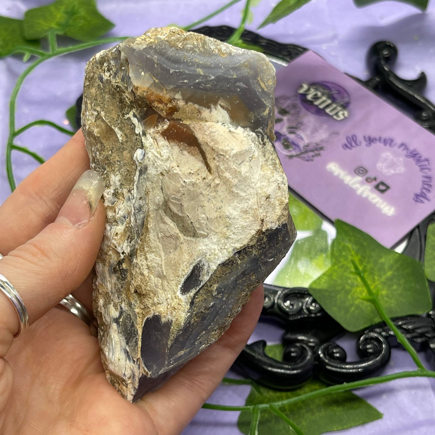 XL chunks of Blue Lace Agate raw/rough