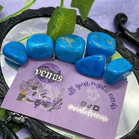 blue howlite tumble