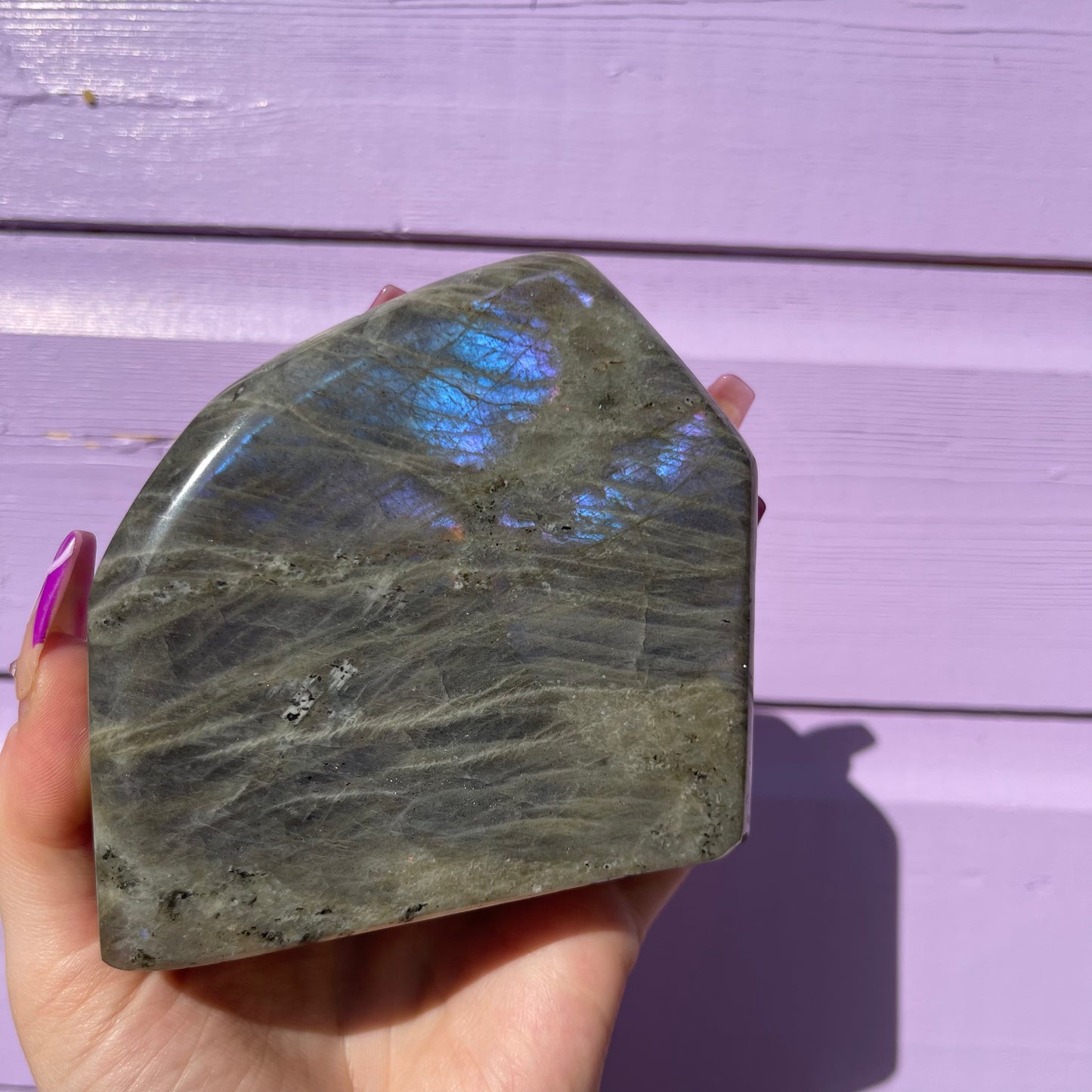 1.53LB labradorite freeform— amazing flash of all colours