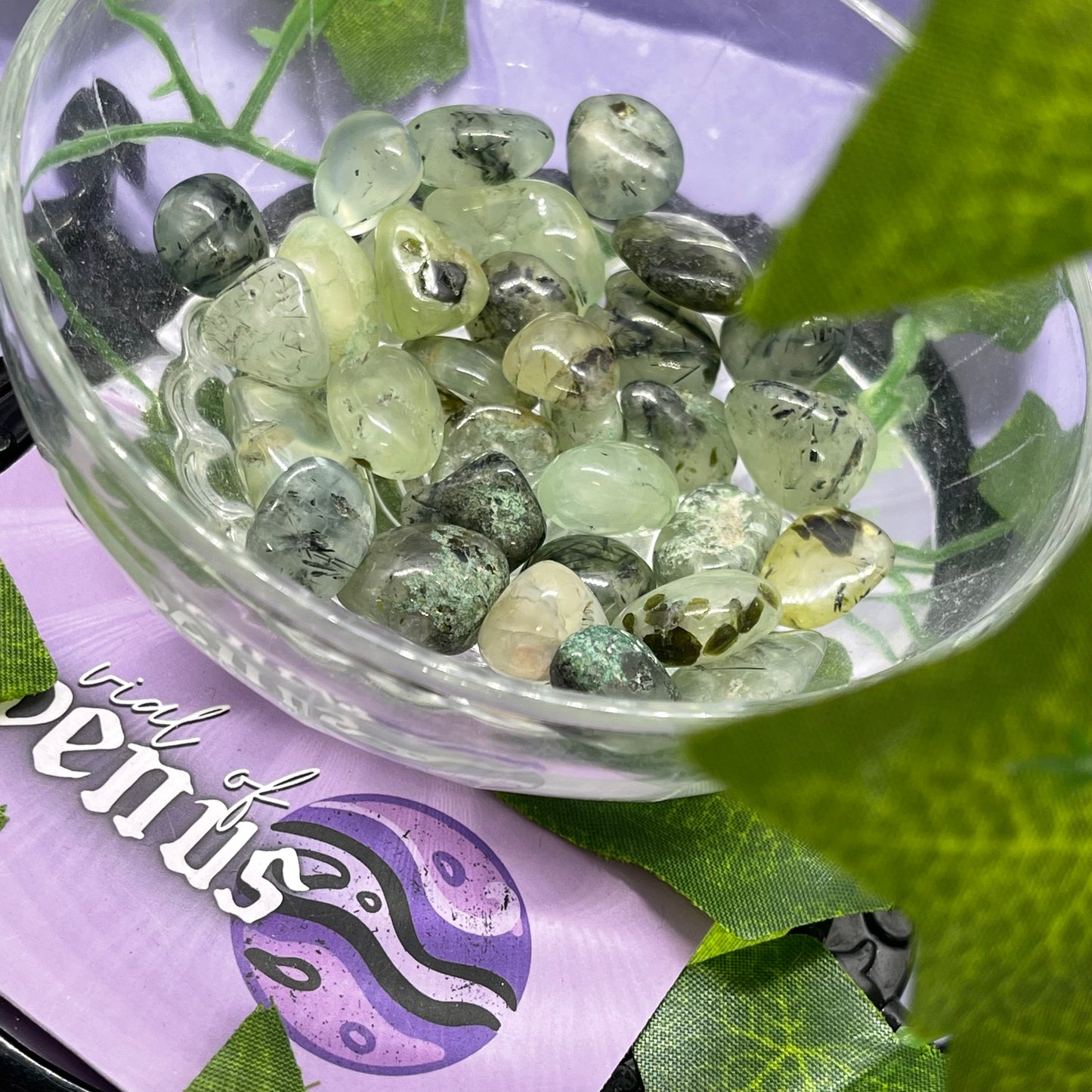 prehnite tumble mini