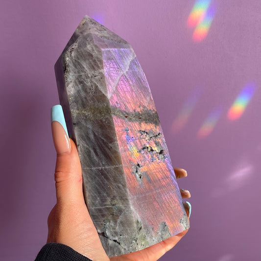XL labradorite tower
