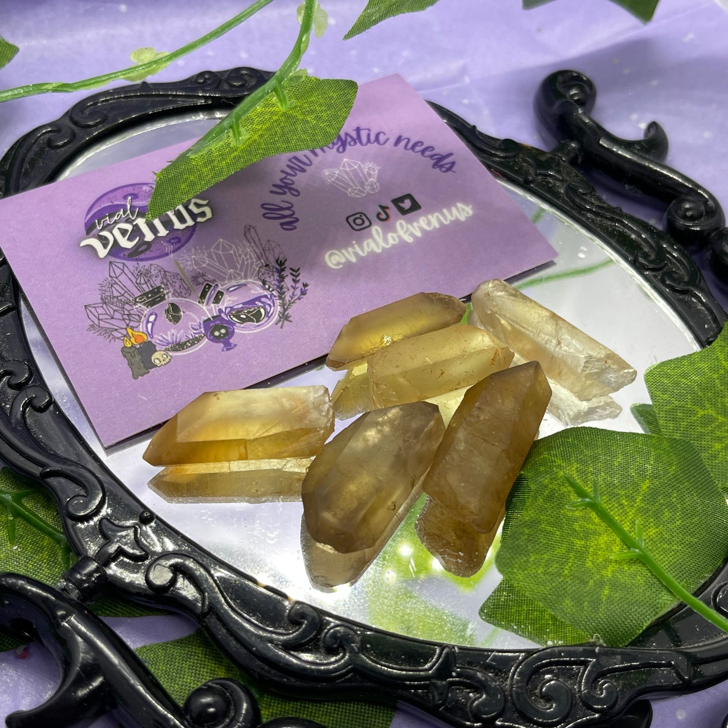 raw/rough natural citrine point