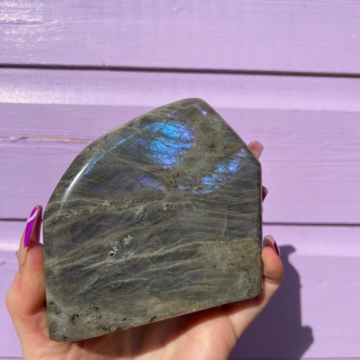 1.53LB labradorite freeform— amazing flash of all colours